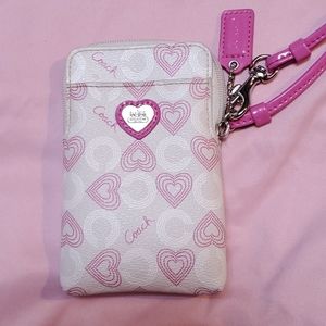 Coach flip phone case